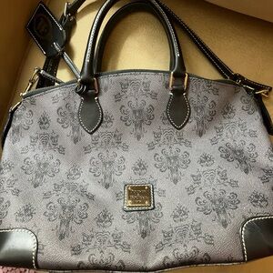 Dooney & Bourke Disney Haunted Mansion Grey Limited Handbag Purse Smoke Free